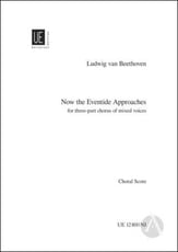 Now the Eventide Approaches SAB choral sheet music cover